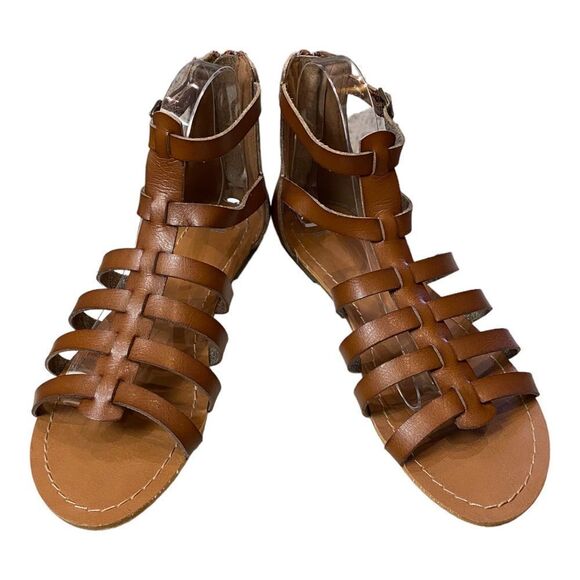 GAP Women's Dark Tan Gladiator Sandals 8 - Picture 3 of 6